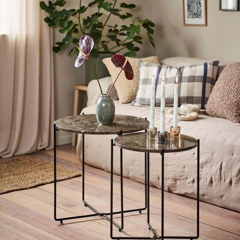 Hay loop stand table, hvit, 180x88 cm | FINN.no
