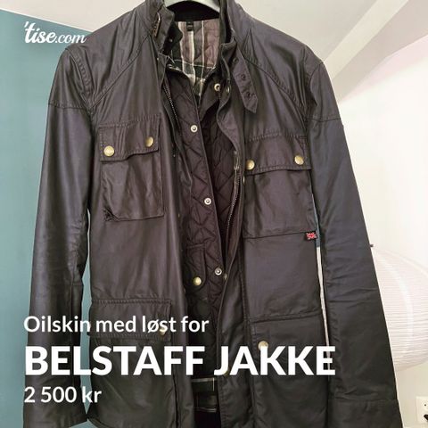 belstaff oilskin jakke