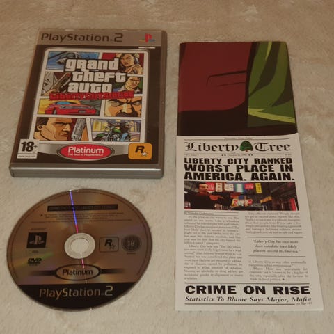 GRAND THEFT AUTO Liberty City Stories GTA PS2 Double Pack Version