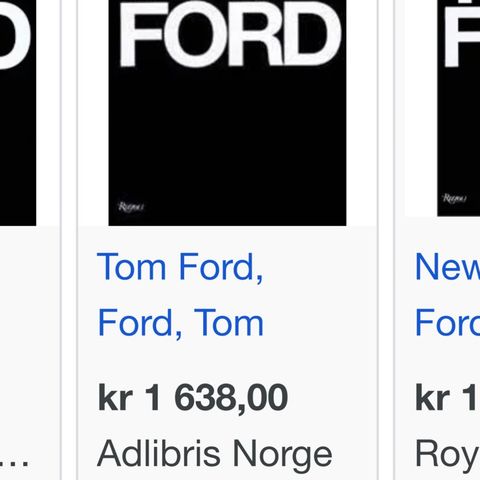 Tom Ford bok | FINN torget