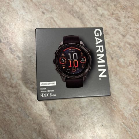 Garmin Fenix X Sapphire Solar Mm Klokke Selges Finn Torget