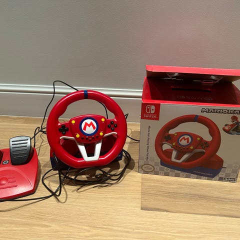 Super Mario racing wheel Nintendo Switch | FINN-torget
