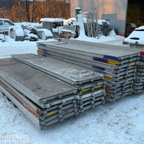 PARTI STILLAS GALVANISERT DOBBEL REKKVERK - 3m - 223stk | FINN-torget