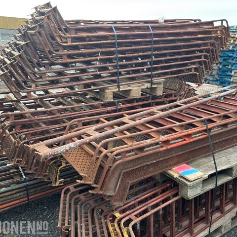 PARTI STILLAS GALVANISERT DOBBEL REKKVERK - 3m - 223stk | FINN-torget