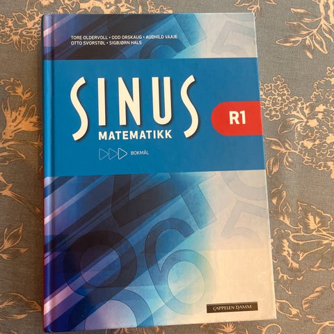 Sinus R1 matematikk lærebok | FINN-torget