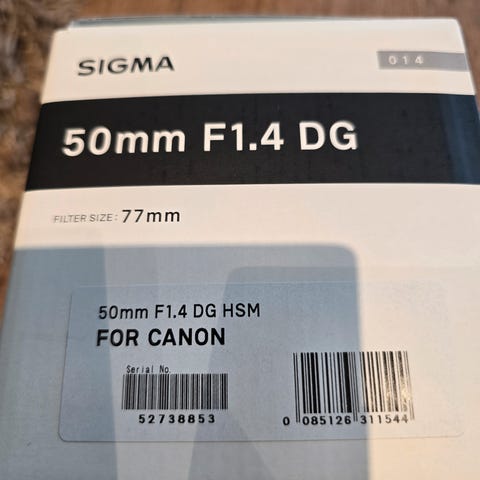 Sigma ART 35mm F1.4 DG HSM for Canon | FINN-torget
