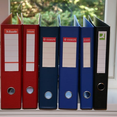 Fin brevordner / ringperm / perm, A4 format - totalt fire permer | FINN ...