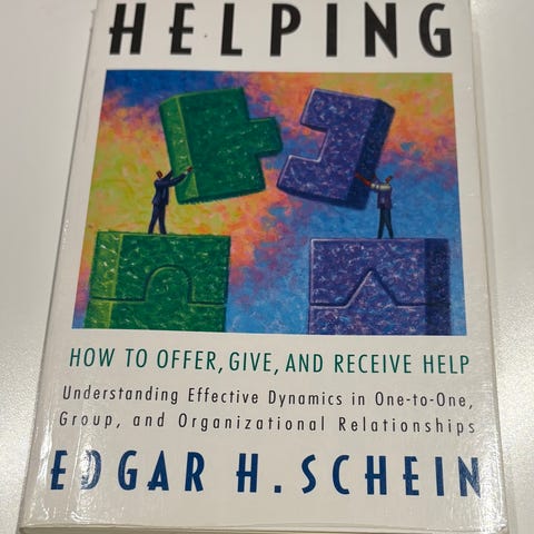 Edgar H. Schein Helping - How to offer, give, and receive help | FINN ...