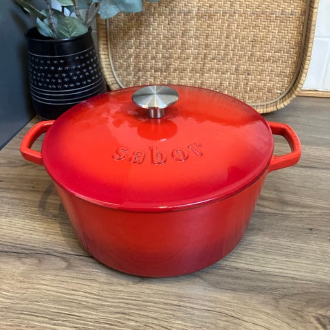 Le Creuset gryte støpejern 26 cm rød | FINN-torget