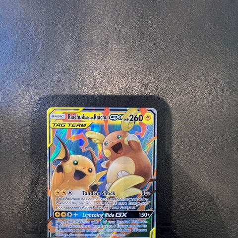 Pikachu & Zekrom GX Tag Team the original | FINN-torget