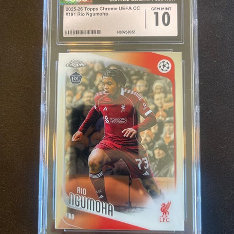 Topps Total fotballkort Matheus Nunes Wolverhampton /75 cgc pristine 10 ...