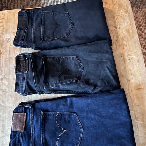 Levi's Ribcage Wide Leg jeans W29 M svart dame | FINN-torget