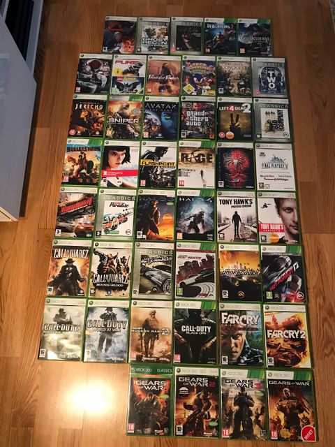 Xbox 360 spill, brukt til salgs  Barkåker