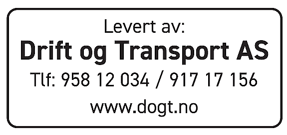 Drift og Transport AS