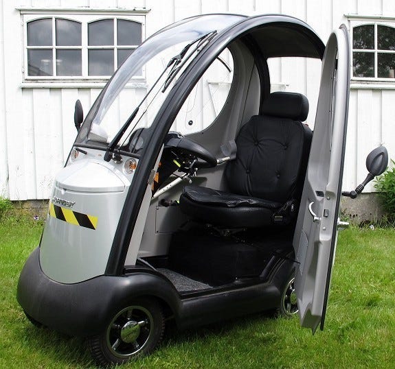 Litt brukt El Rullestol / kabin scooter FINN.no