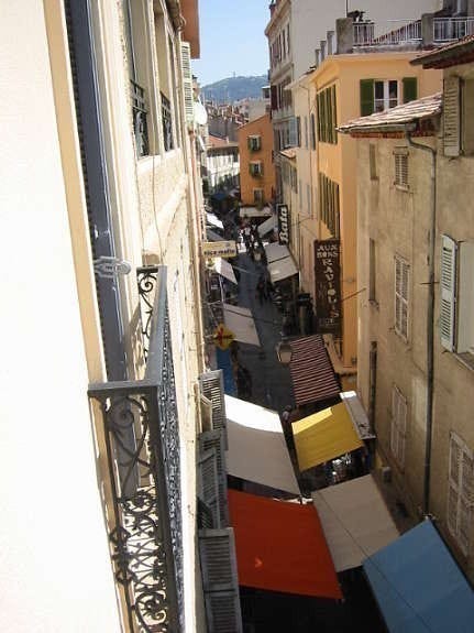 Gate sett fra balkong - østover Galleribilde