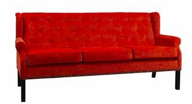 O. Borgen Møbler. Medley spisestue sofa med knapper i O. Borgen Møbler. Medley spisestue sofa med knapper i