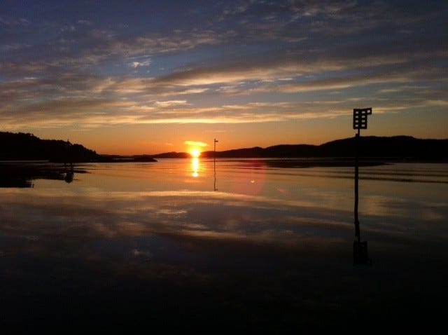 Vakre sommerkvelder Galleribilde