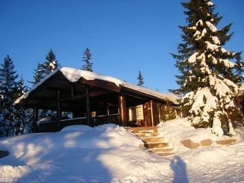 Hytta har bilvei helt fram, plass til 2-3 biler. Turmuligheter rett utfor hytta. Galleribilde