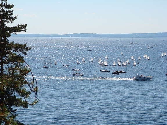 Utsikt fra terrassen Galleribilde