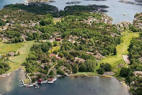 Luftbilde av øya Galleribilde