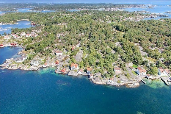 Ågerøya Oversiktsbilde Galleribilde