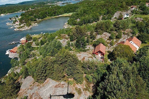 Oversikt fra luften Galleribilde