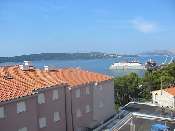 Utsikt fra balkong Galleribilde