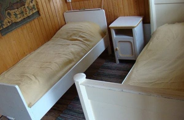 Soverommet i stallen Galleribilde