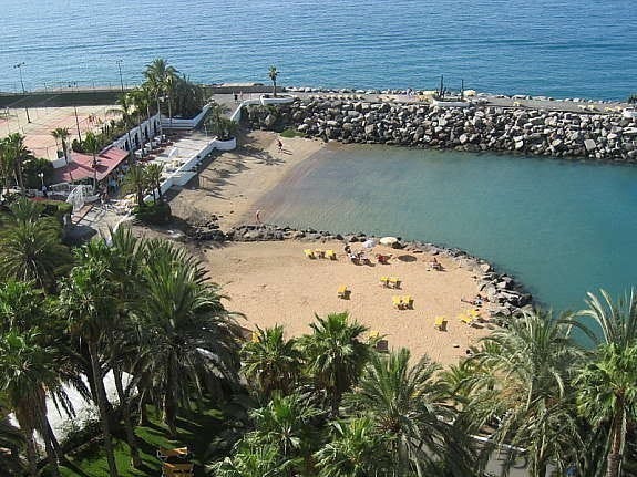 Playa Aquamarina. Sett fra terrassen Galleribilde