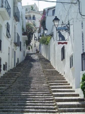 Gate i gamlebyen Galleribilde