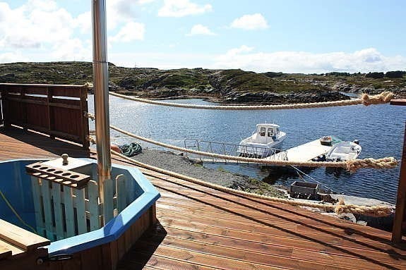 Fra stampen kan man nyte utsikten til skjærgården Galleribilde