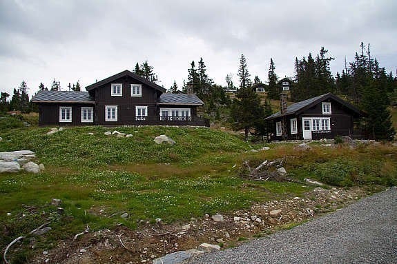 Stor hytte og liten hytte Galleribilde
