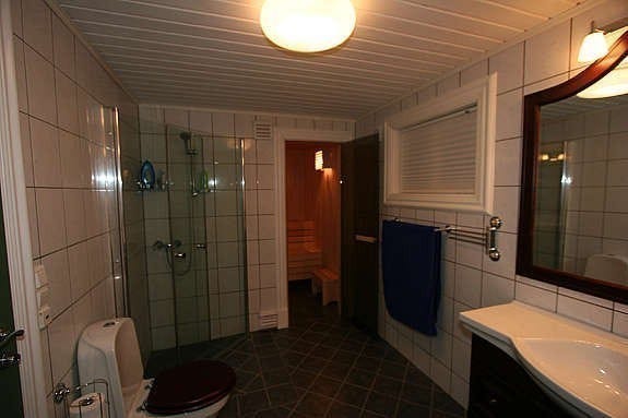 Bad 1. etg. stor hytte Galleribilde