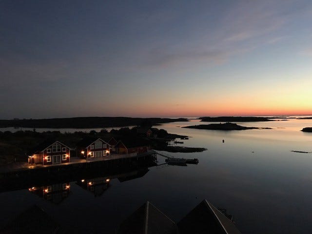 Kveldsstemning Galleribilde