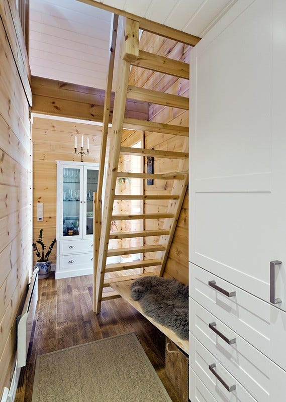 Trapp til hems. Galleribilde