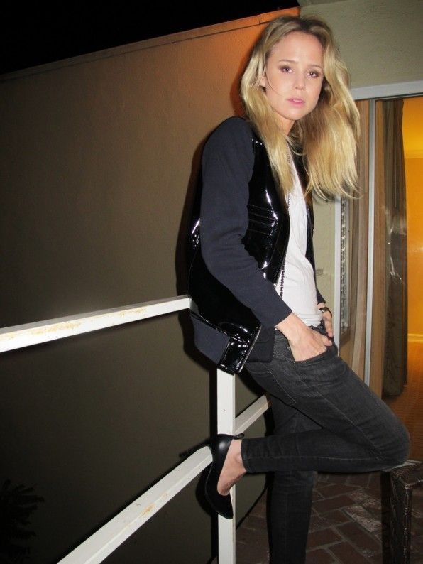 Elin Kling for H&M skinnjakke Elin Kling for H&M skinnjakke