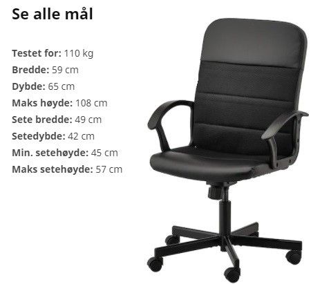 Renberget kontorstol | FINN.no Renberget kontorstol | FINN.no