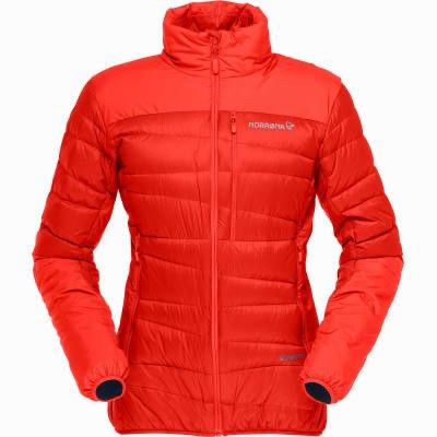 norrøna falketind dunjakke | FINN.no Norrøna Falketind Windstopper Hybrid Jkt W Crimson Kick