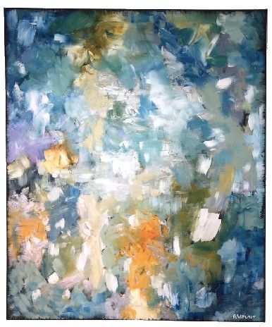 Abstrakt maleri | FINN.no Abstrakt maleri 90x90cm | FINN.no