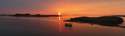 Illustrasjon: Sommernatt på Vega Galleribilde