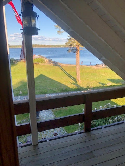 Utsikt fra hoved soverom i 2 etg Galleribilde