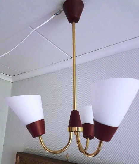 Retro taklampe AWF 70 tallet | FINN.no Retro prismekrone lampe lamper taklampe til salgs | FINN.no