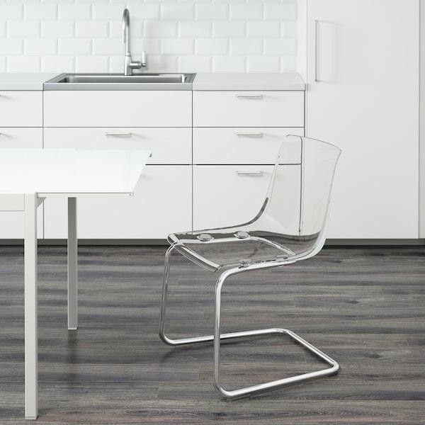 Ikea transparent Tobias stol | FINN.no IKEA Tobias stol grå | FINN.no