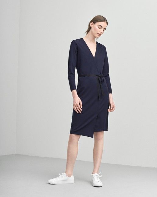 filippa k jersey wrap dress