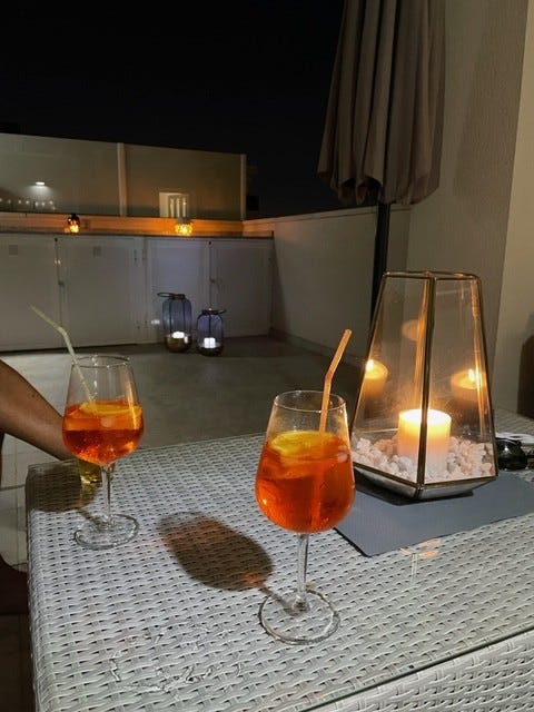 Kveldskos på takterrassen Galleribilde