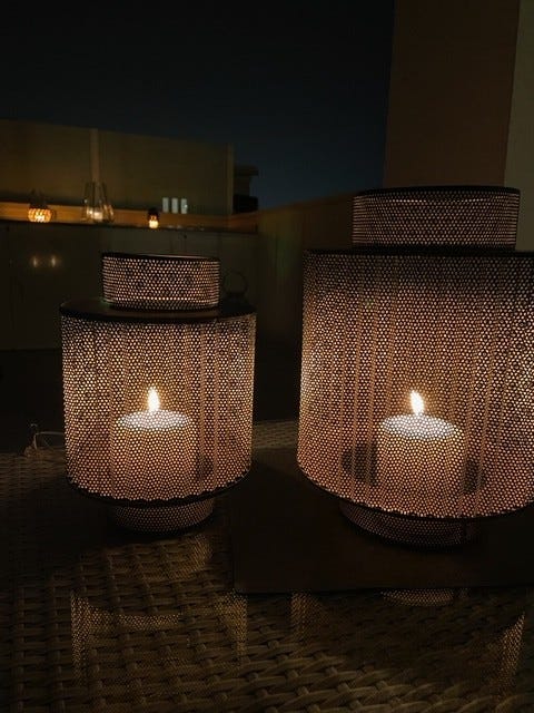 Kveldskos på takterrassen Galleribilde