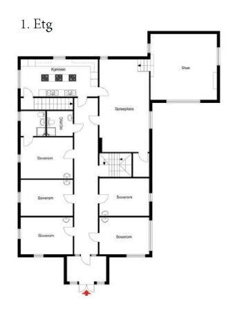 Plantegning 1. Etg Galleribilde