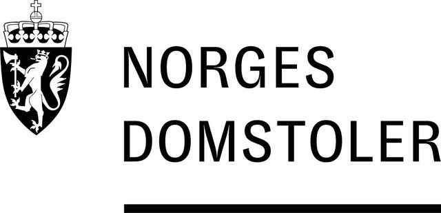Norges domstoler logo