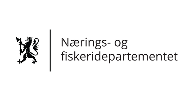 NÆRINGS- OG FISKERIDEPARTEMENTET logo